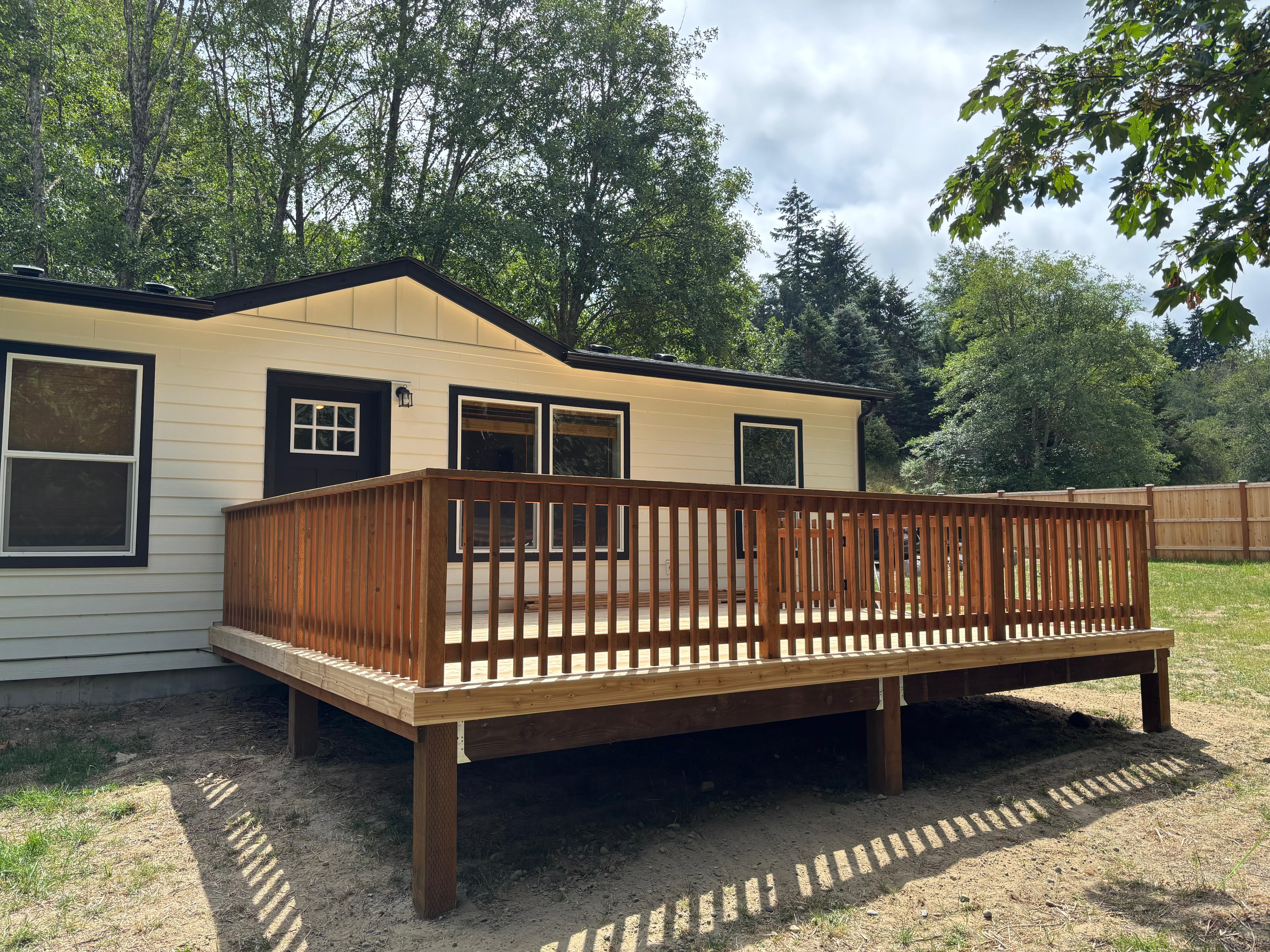 Cedar Deck Build