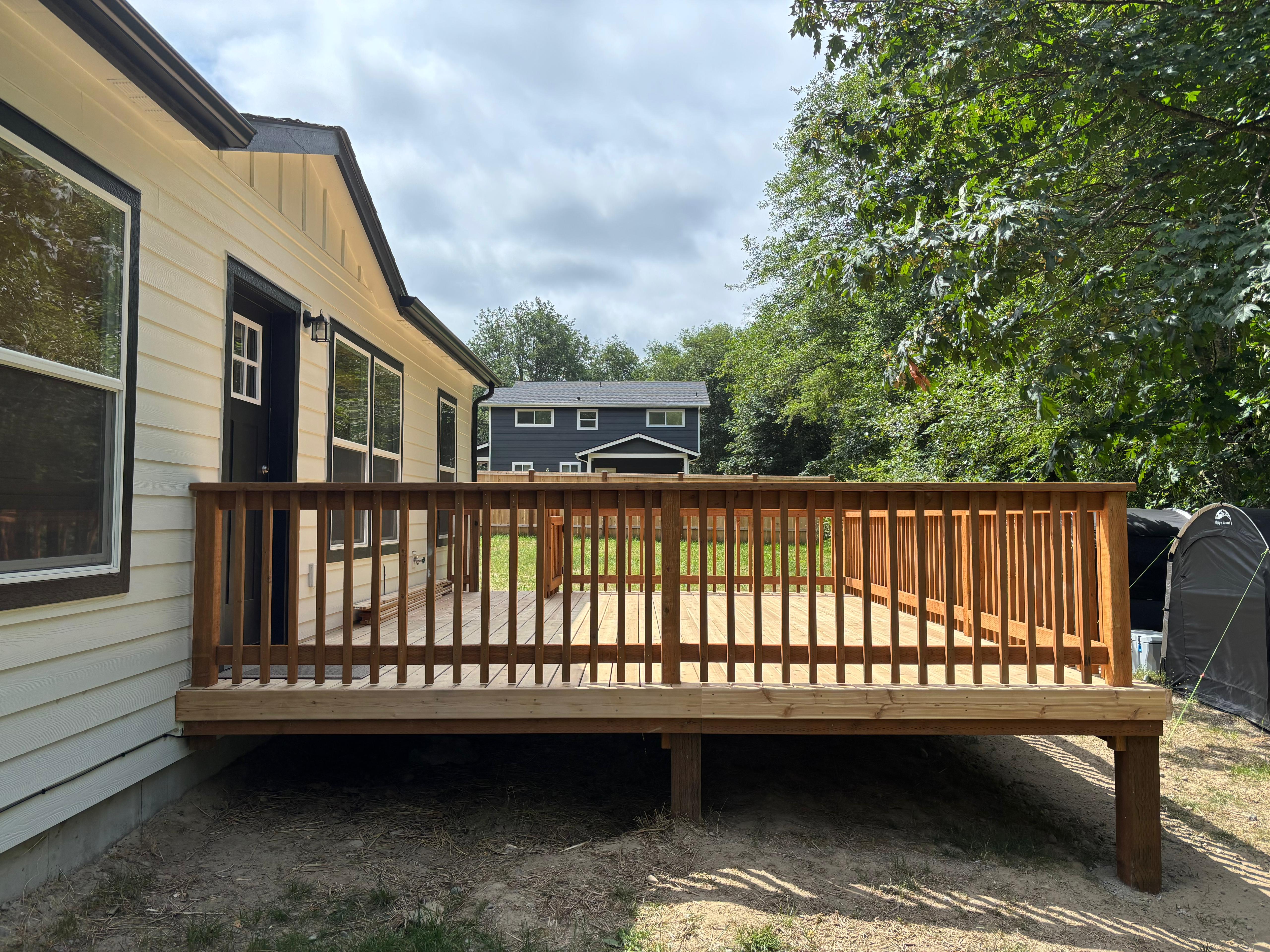 Cedar Deck Build