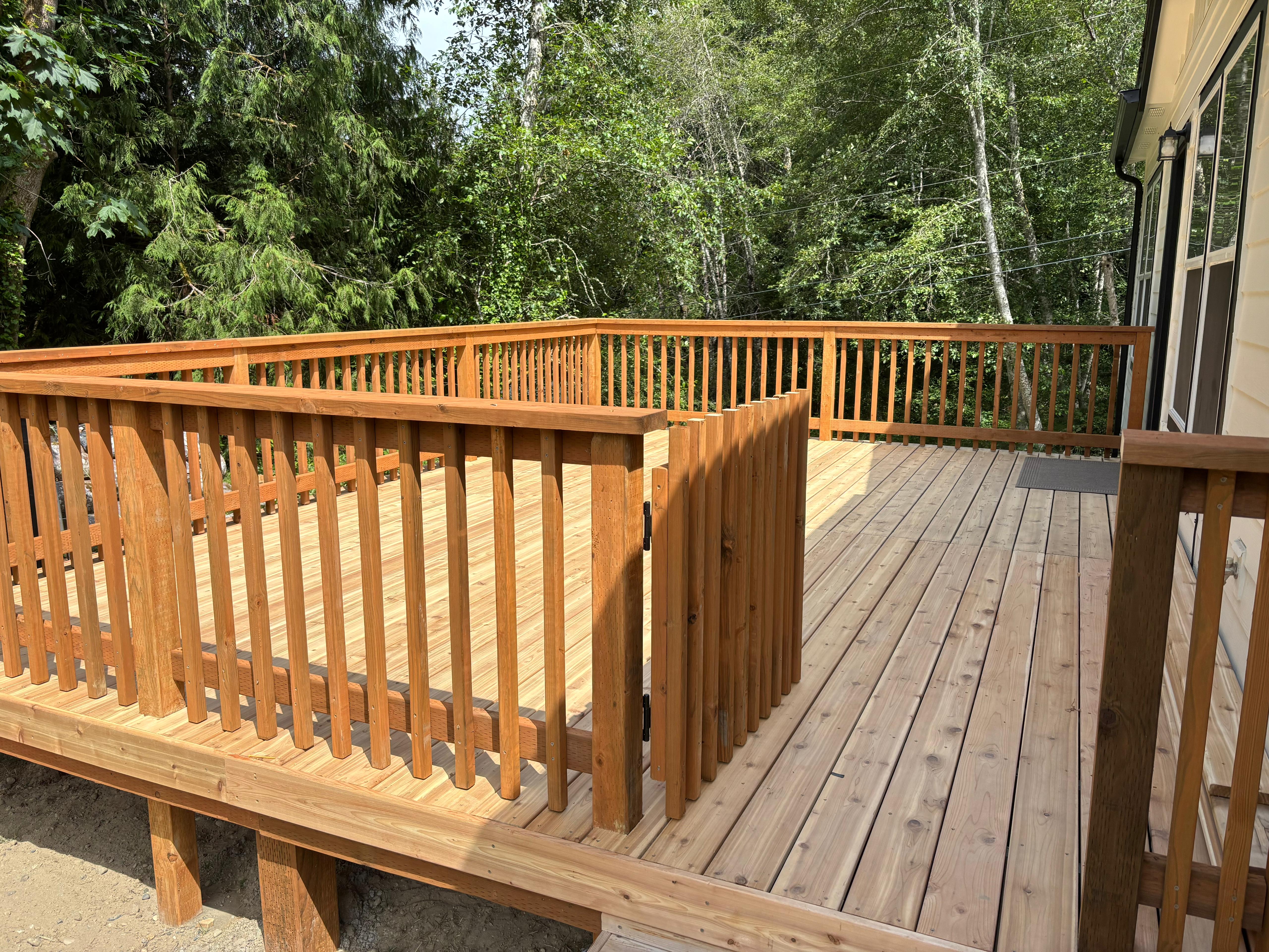 Cedar Deck Build