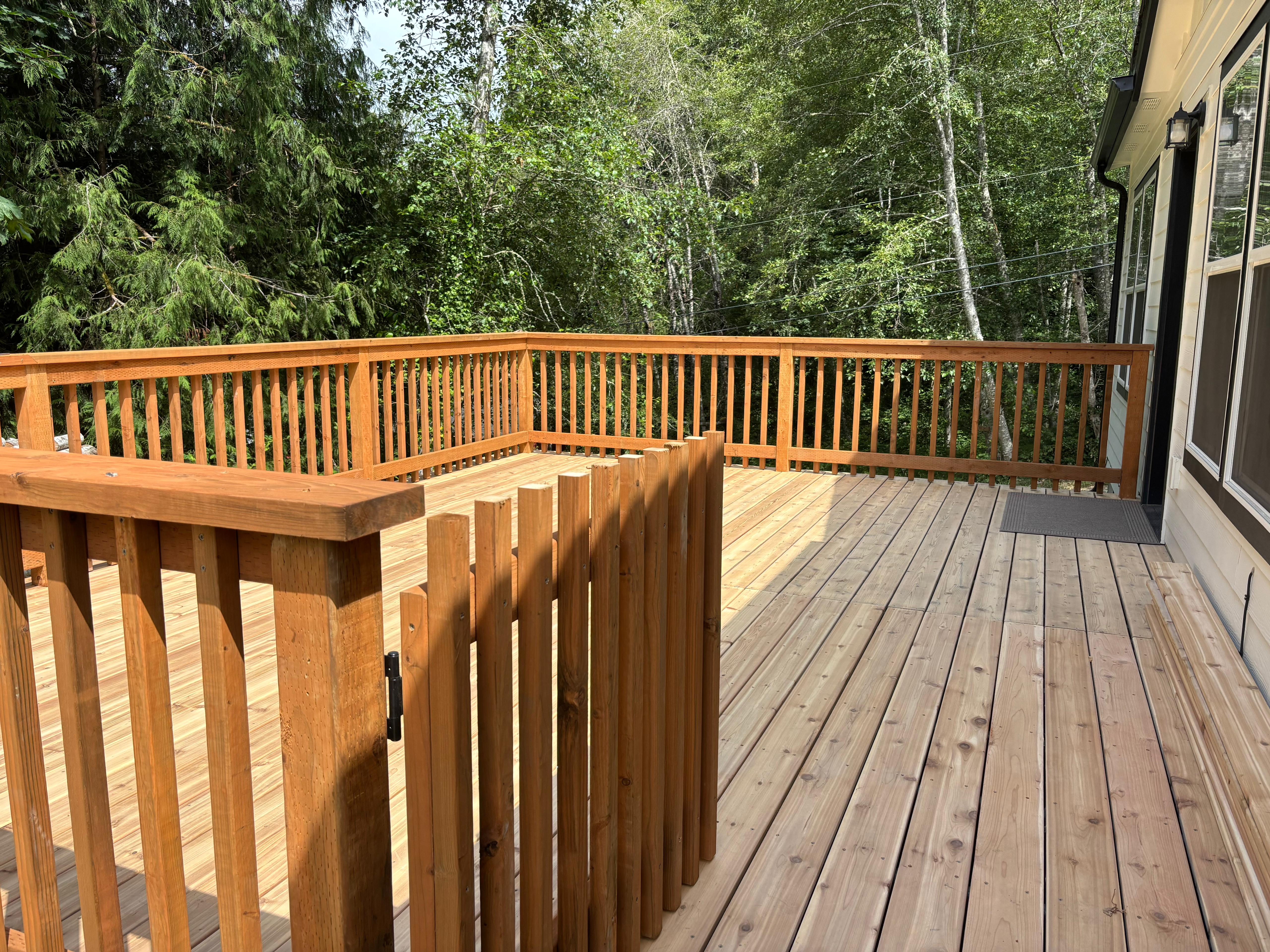 Cedar Deck Build