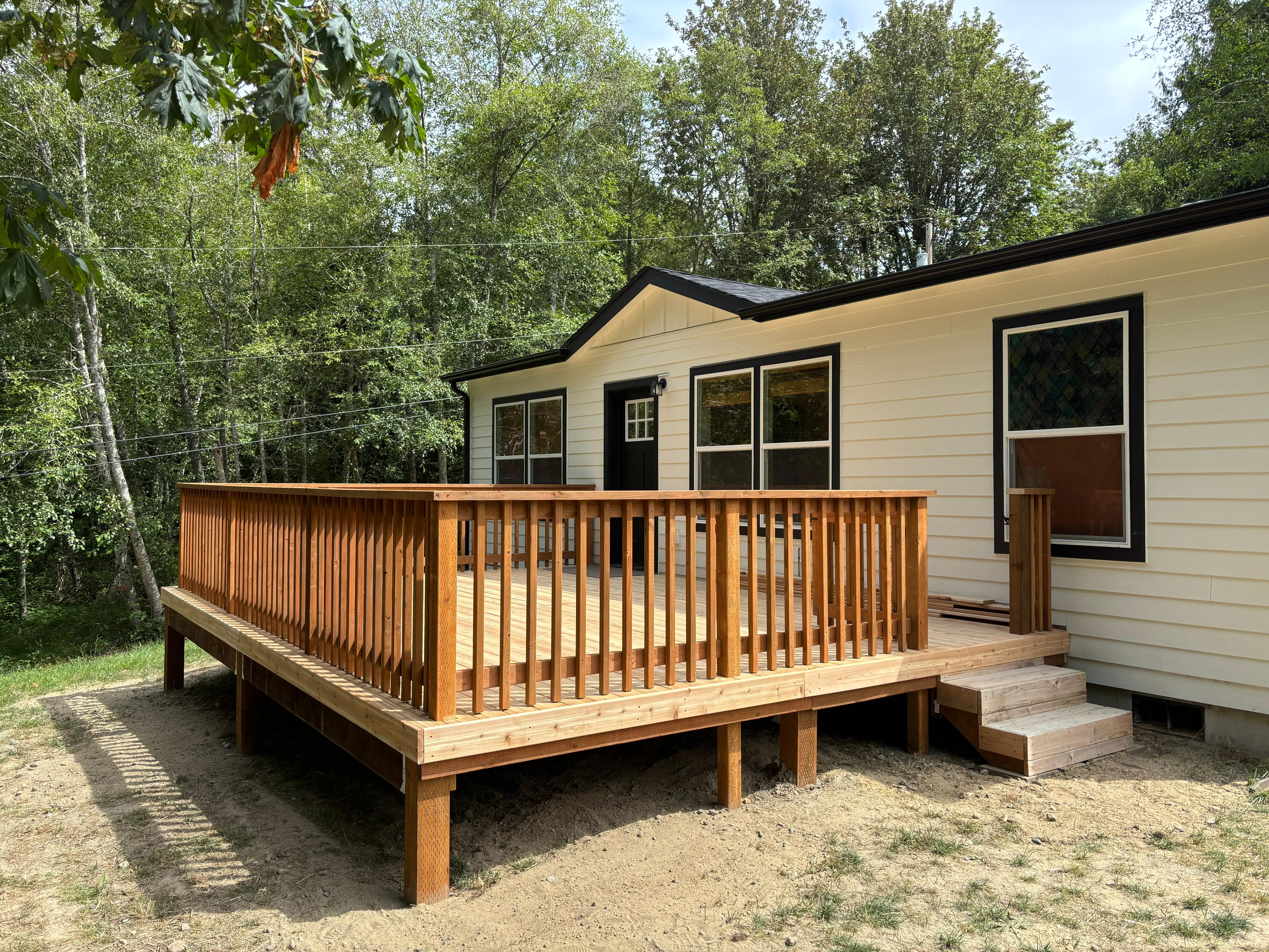 Cedar Deck Build